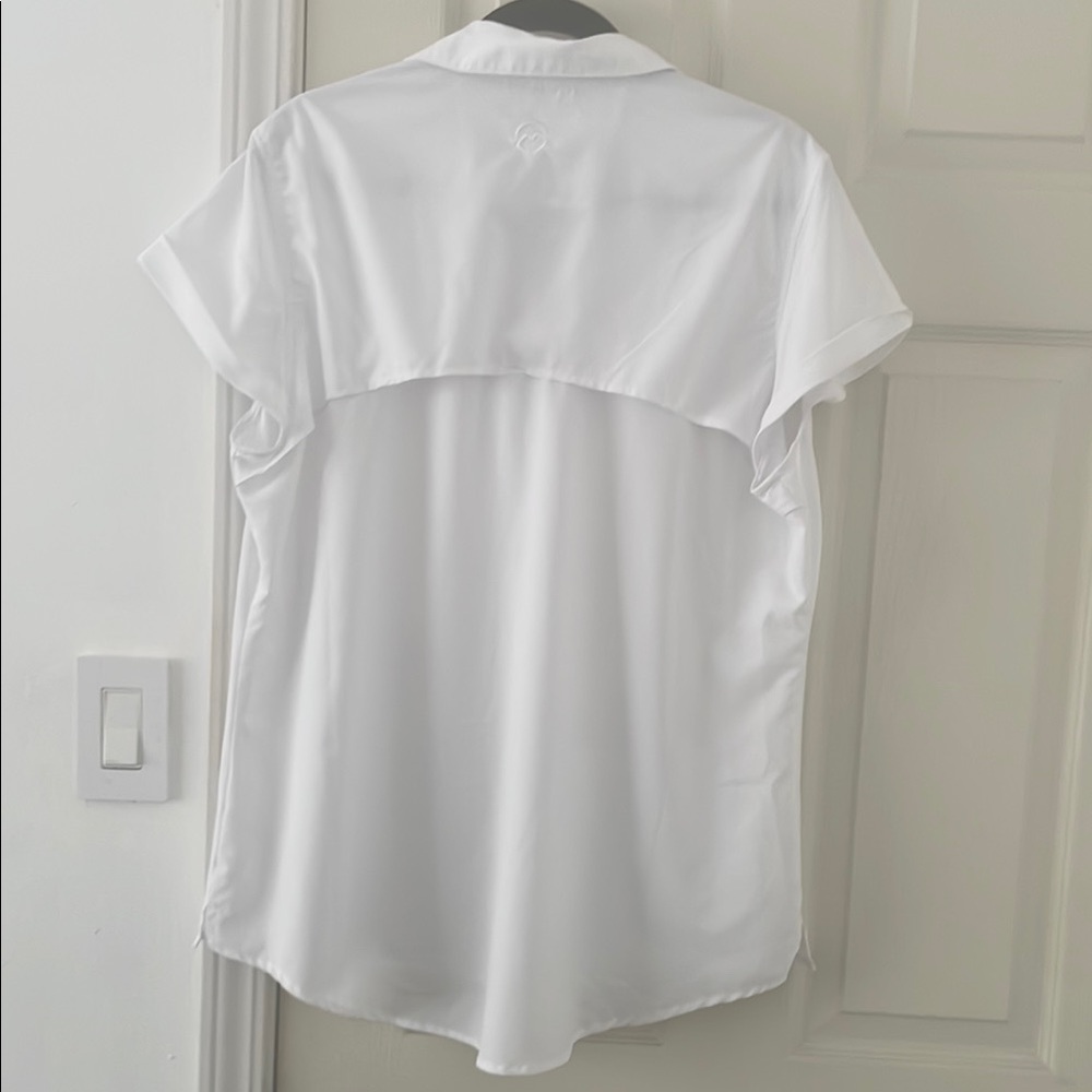 Magellan button down short sleeve shirt size 1X - Picture 4 of 9